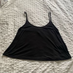 H&M Black Spaghetti Strap Scoop Neck Tank Top